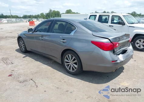 2015 Infiniti Q50 из США, поврежденный, VIN JN1BV7ARXFM398306